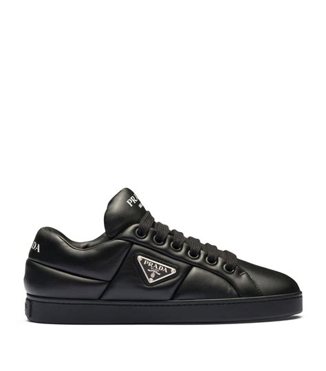 prada black bike sneakers|Prada black sneakers nappa.